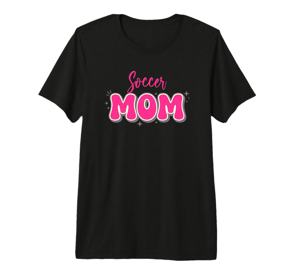 Soccer Mom Fun Bubble Letters T-Shirt - Casual Everyday Wear for Adults - T-Shirt, Sweatshirt, Hoodie