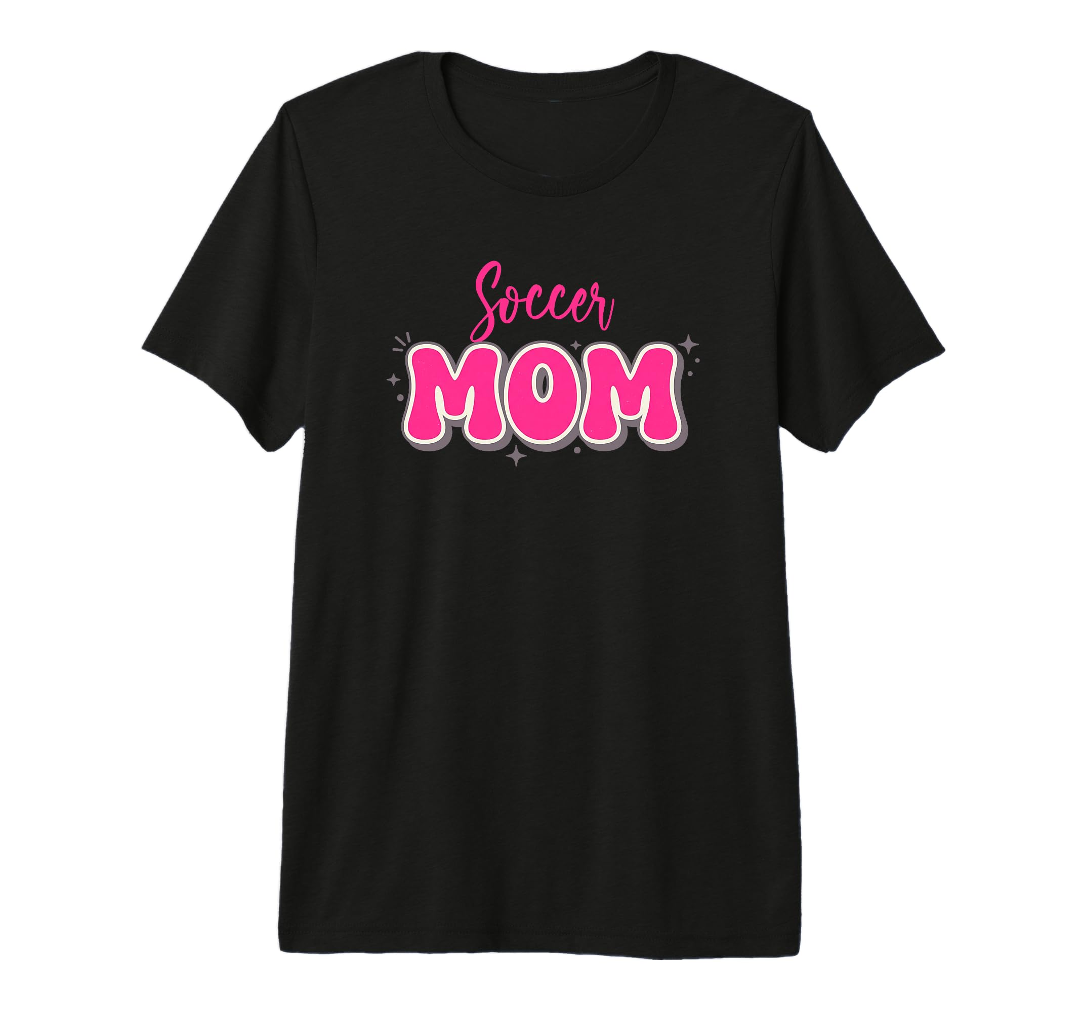 Soccer Mom Fun Bubble Letters T-Shirt - Casual Everyday Wear for Adults - T-Shirt, Sweatshirt, Hoodie