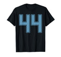 Light Blue Number 44 Jersey Player T-Shirt - Aesthetic Graphic for Adults - T-Shirt, Sweatshirt, Hoodie