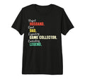 Dad Husband Game Collector Tri Blend T-Shirt - Graphic Print Unisex - T-Shirt, Sweatshirt, Hoodie
