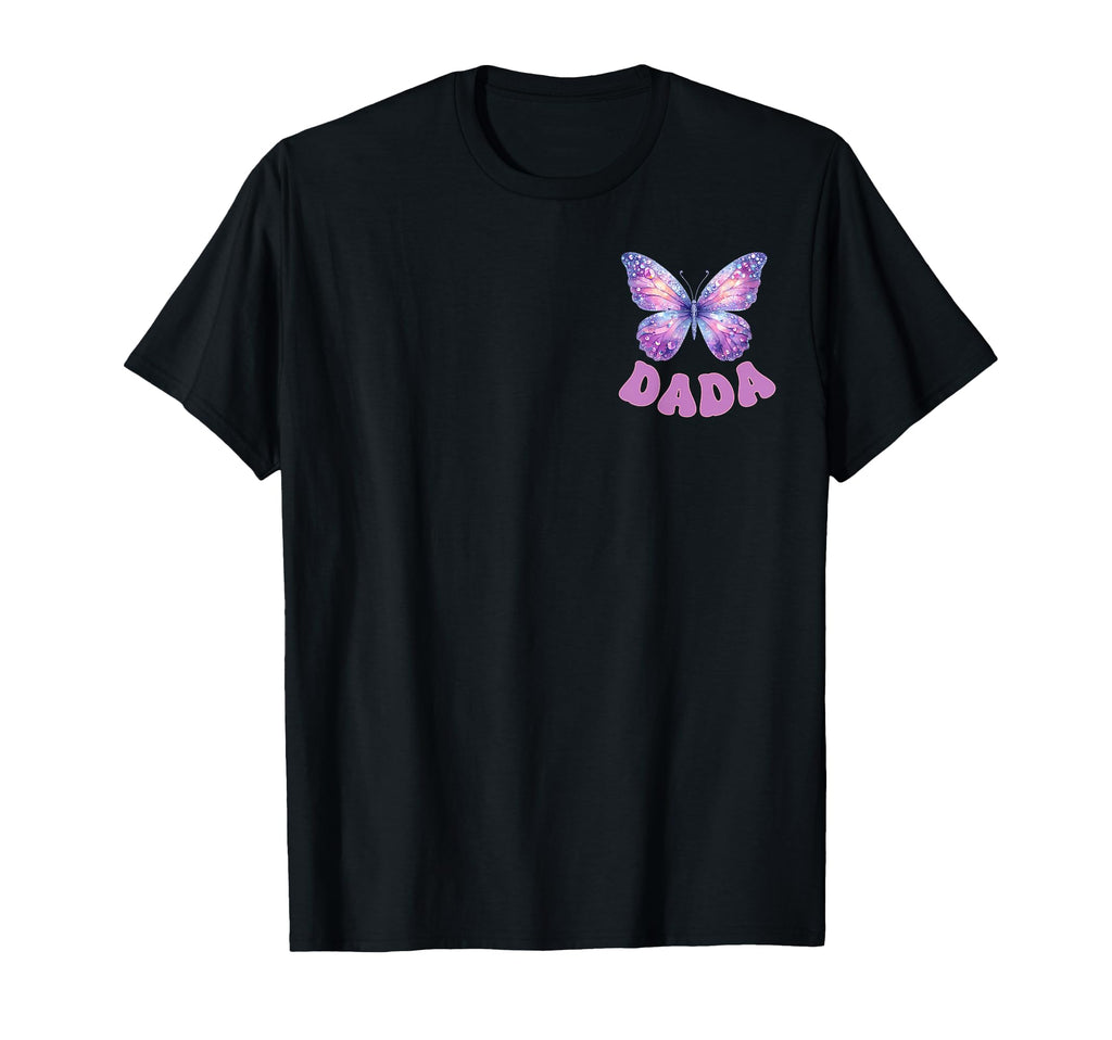Dada Birthday Butterfly Party Matching T-Shirt - Minimalist Print Unisex - T-Shirt, Sweatshirt, Hoodie