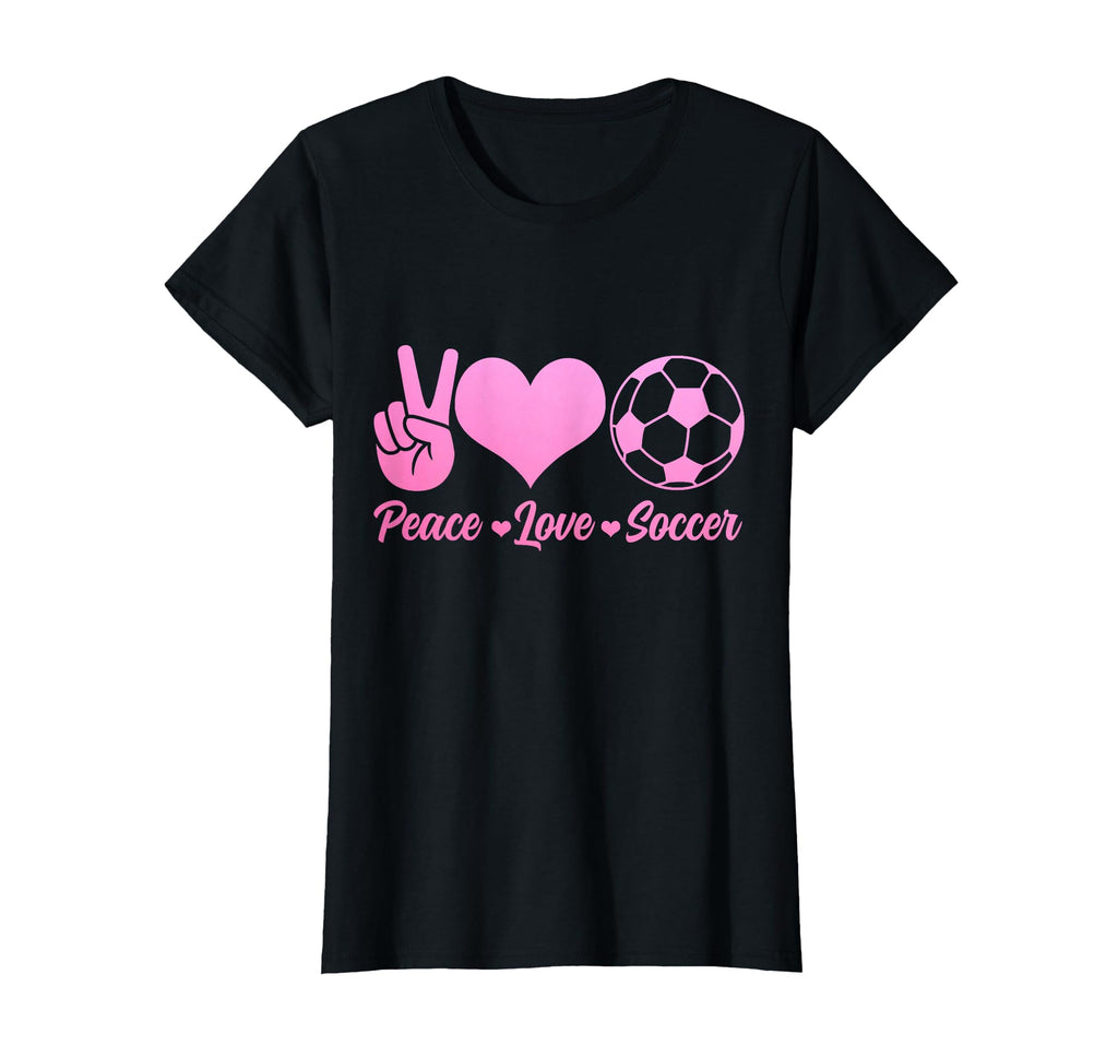 Soccer Player Peace Love Soccer Player T-Shirt - Novelty Apparel Men Women - T-Shirt, Sweatshirt, Hoodie