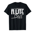 Flutist Fathers Day Flute Dad T-Shirt - Trendy Graphic for Adults - T-Shirt, Sweatshirt, Hoodie