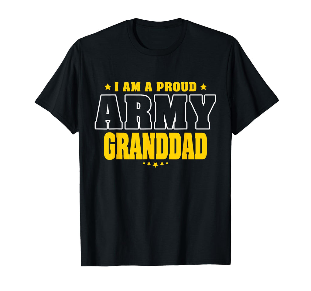 Proud Army Granddad Patriotic Pride T-Shirt - Minimalist Print Men Women - T-Shirt, Sweatshirt, Hoodie