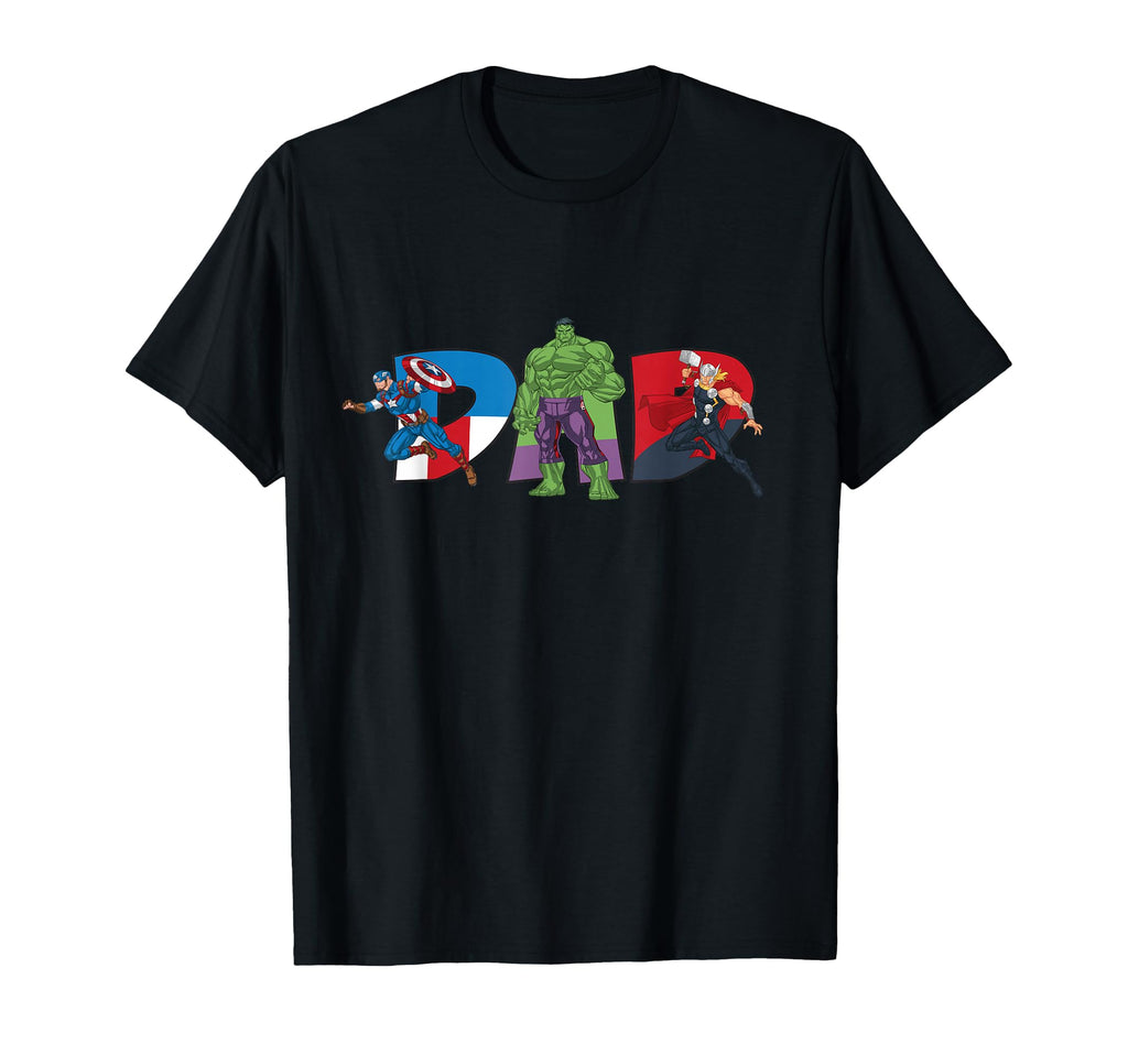 Marvel Avengers Team Dad Fathers Day T-Shirt - Novelty Apparel Unisex - T-Shirt, Sweatshirt, Hoodie