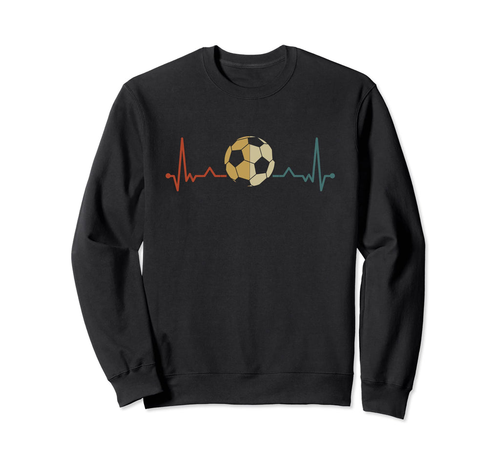 Soccer Heartbeat Soccer Player Sweatshirt - Trendy Graphic Unisex - T-Shirt, Sweatshirt, Hoodie