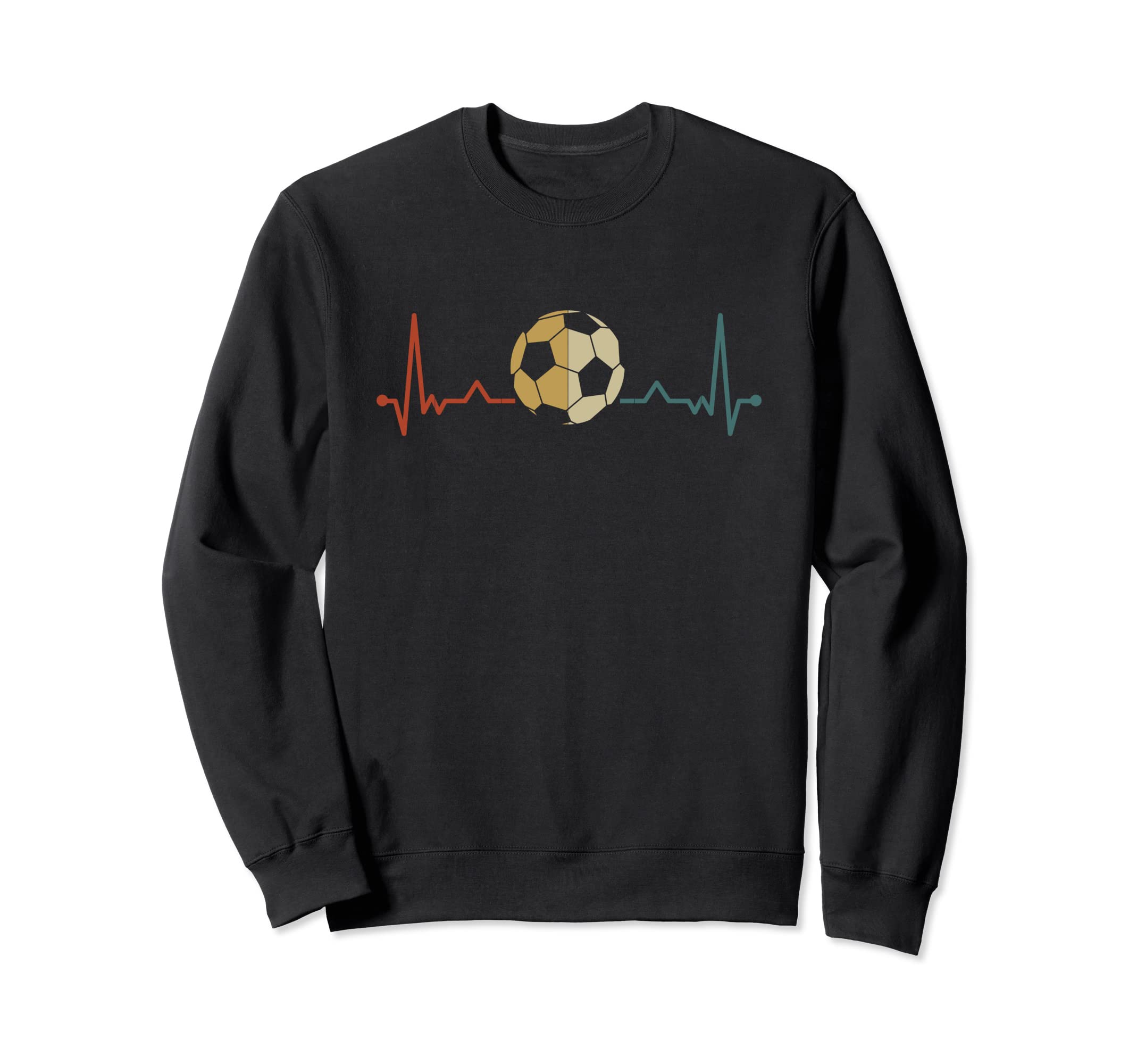 Soccer Heartbeat Soccer Player Sweatshirt - Trendy Graphic Unisex - T-Shirt, Sweatshirt, Hoodie