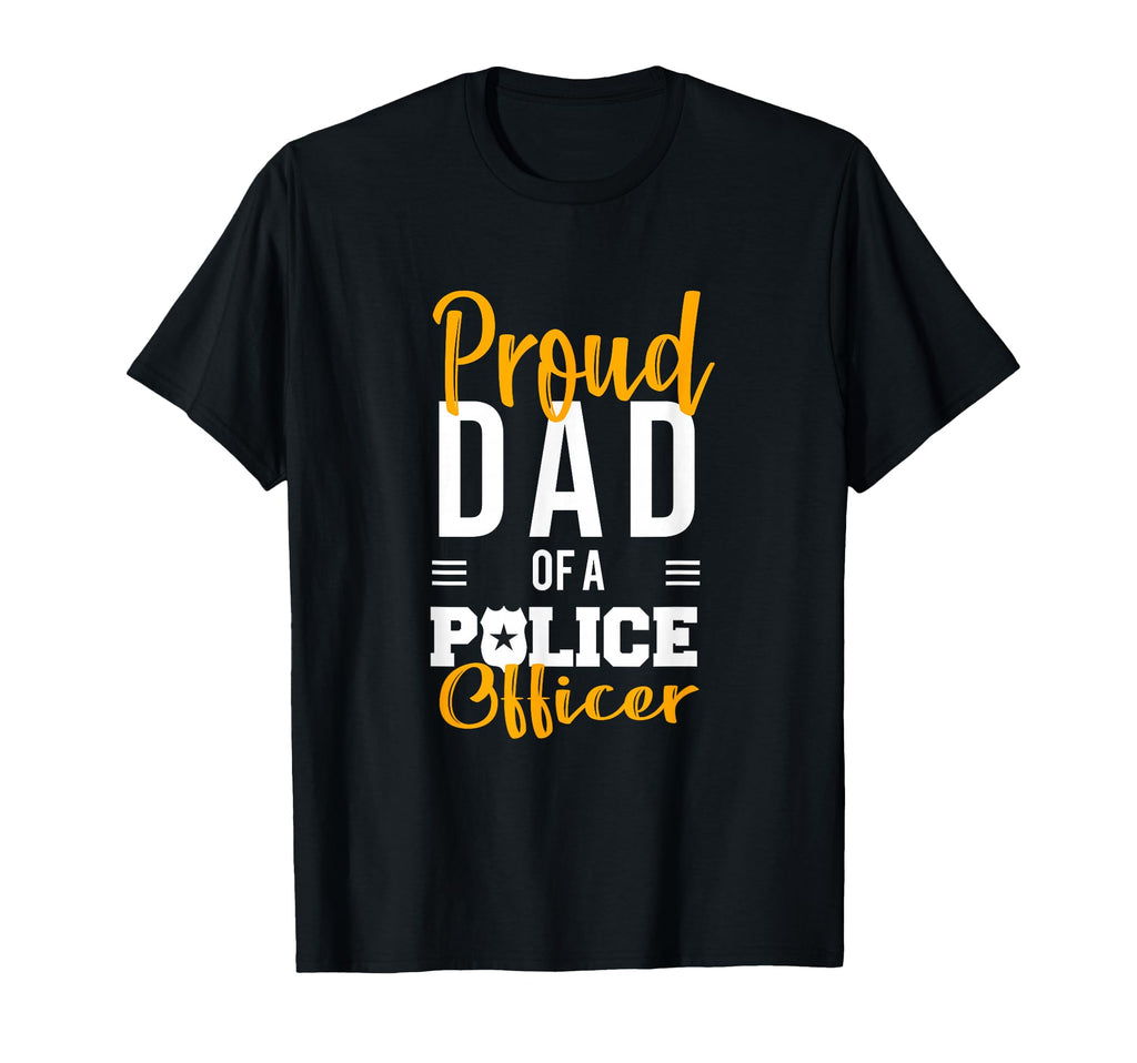 Funny Police Proud Dad Police Officer T-Shirt - Minimalist Print for Adults - T-Shirt, Sweatshirt, Hoodie