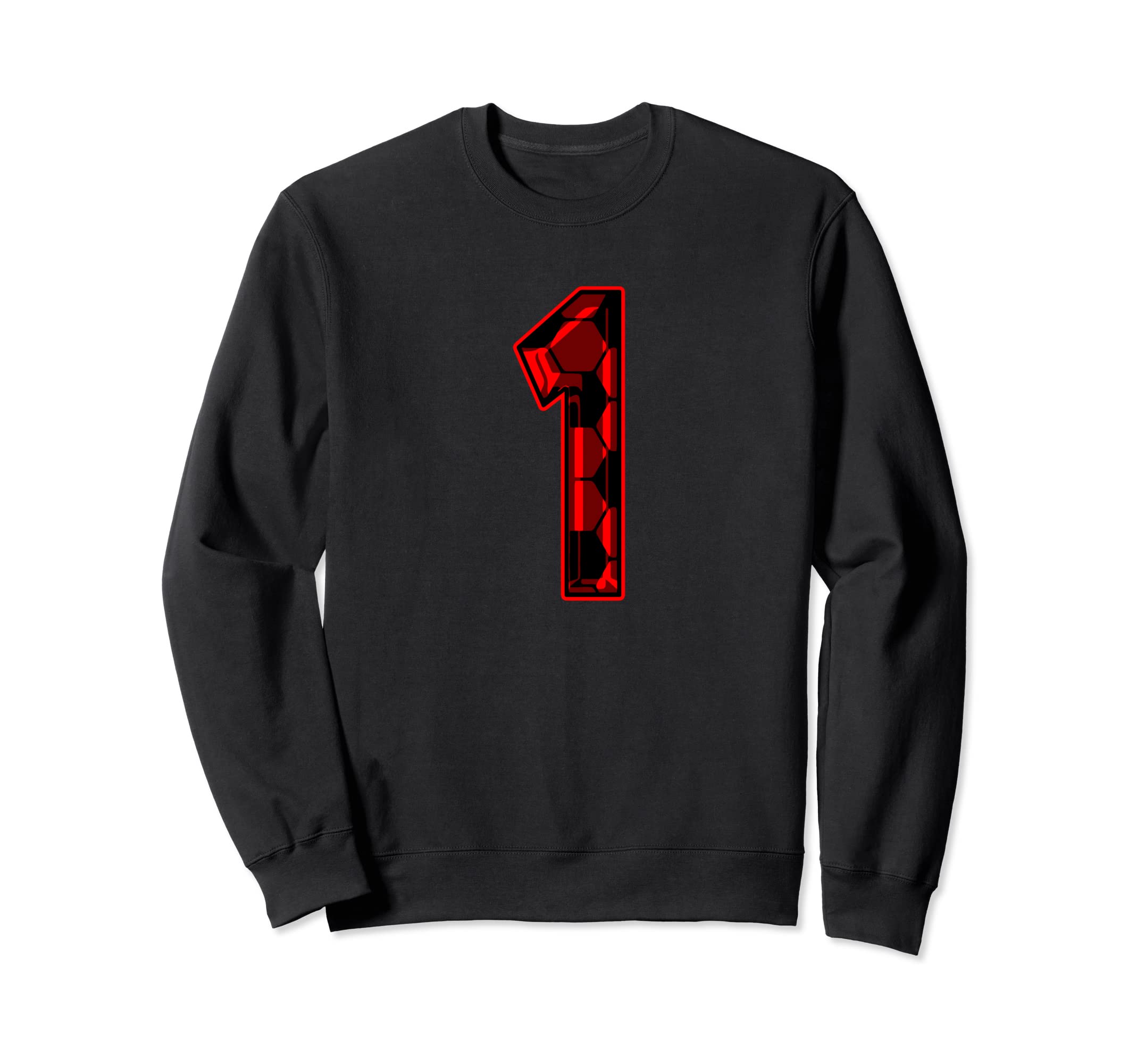 Soccer Number 1 Numbered Jersey Sweatshirt - Custom Art Print Unisex - T-Shirt, Sweatshirt, Hoodie
