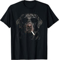 Cool Smoking Black Lab Dog with Cigarette Sunglasses - Adult & Kids T-Shirts, Sweatshirts & Hoodies apparel design preview 1