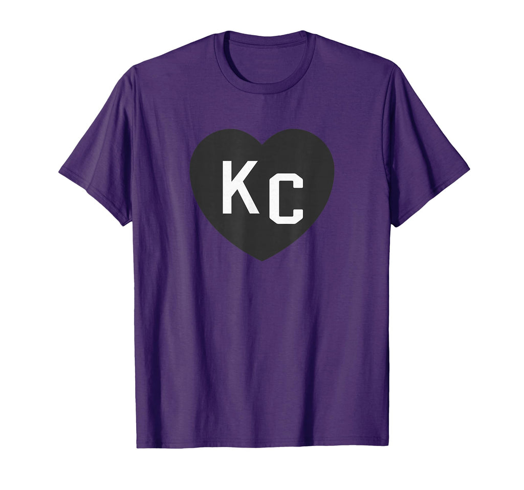 Kc 2 Letter Heart Love Black Short T-Shirt - Unique Graphic for Adults - T-Shirt, Sweatshirt, Hoodie