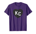 Kc 2 Letter Heart Love Black Short T-Shirt - Unique Graphic for Adults - T-Shirt, Sweatshirt, Hoodie