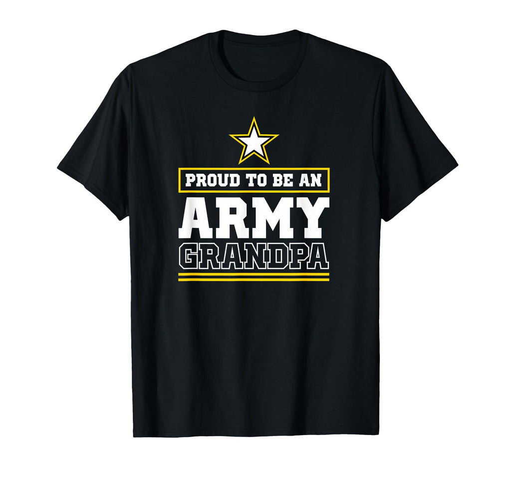 Mens Proud Army Grandpa Proud To Be Army T-Shirt - Unique Graphic Unisex - T-Shirt, Sweatshirt, Hoodie