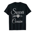 Soccer Cousin Heart Soccer Lovers T-Shirt - Novelty Apparel Unisex - T-Shirt, Sweatshirt, Hoodie