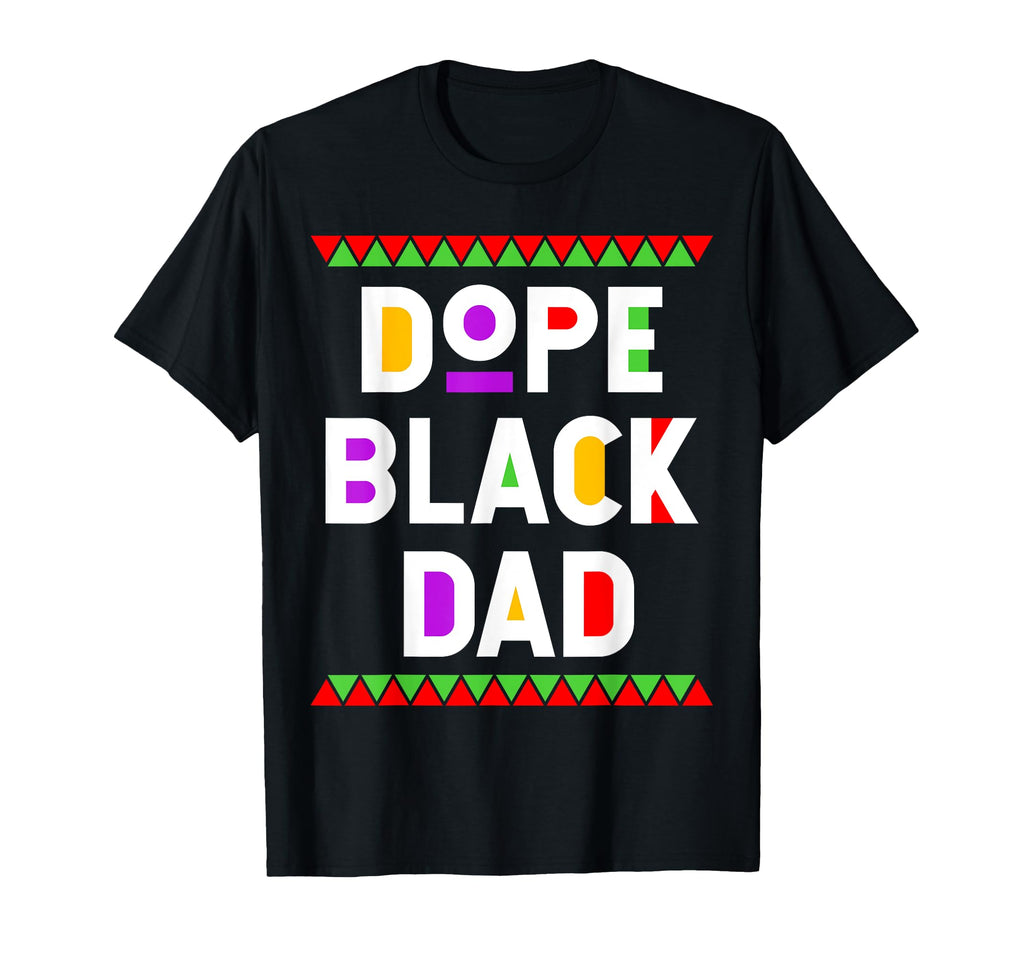 Dope Black Dad African American T-Shirt - Minimalist Print for Adults - T-Shirt, Sweatshirt, Hoodie