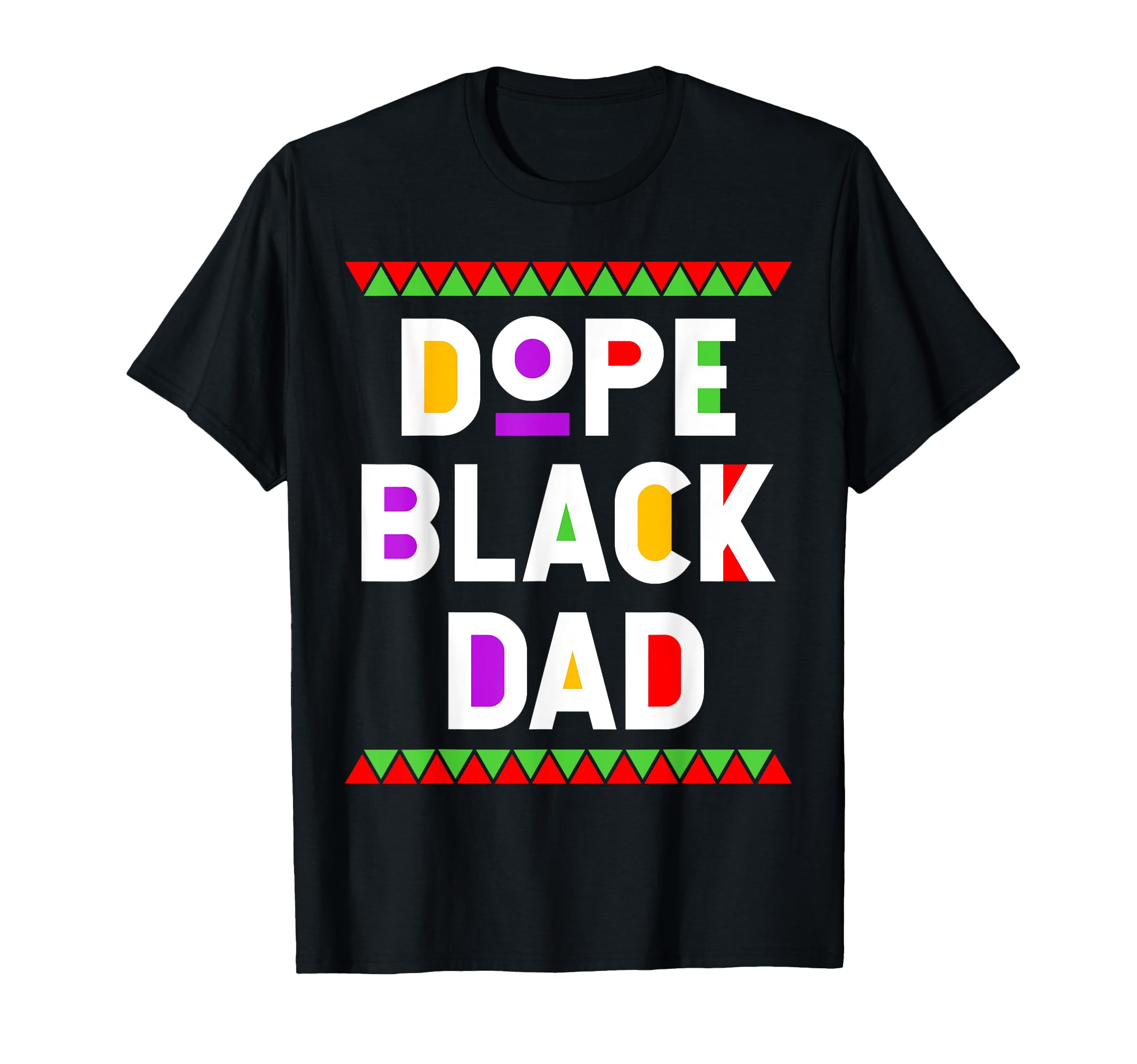 Dope Black Dad African American T-Shirt - Minimalist Print for Adults - T-Shirt, Sweatshirt, Hoodie