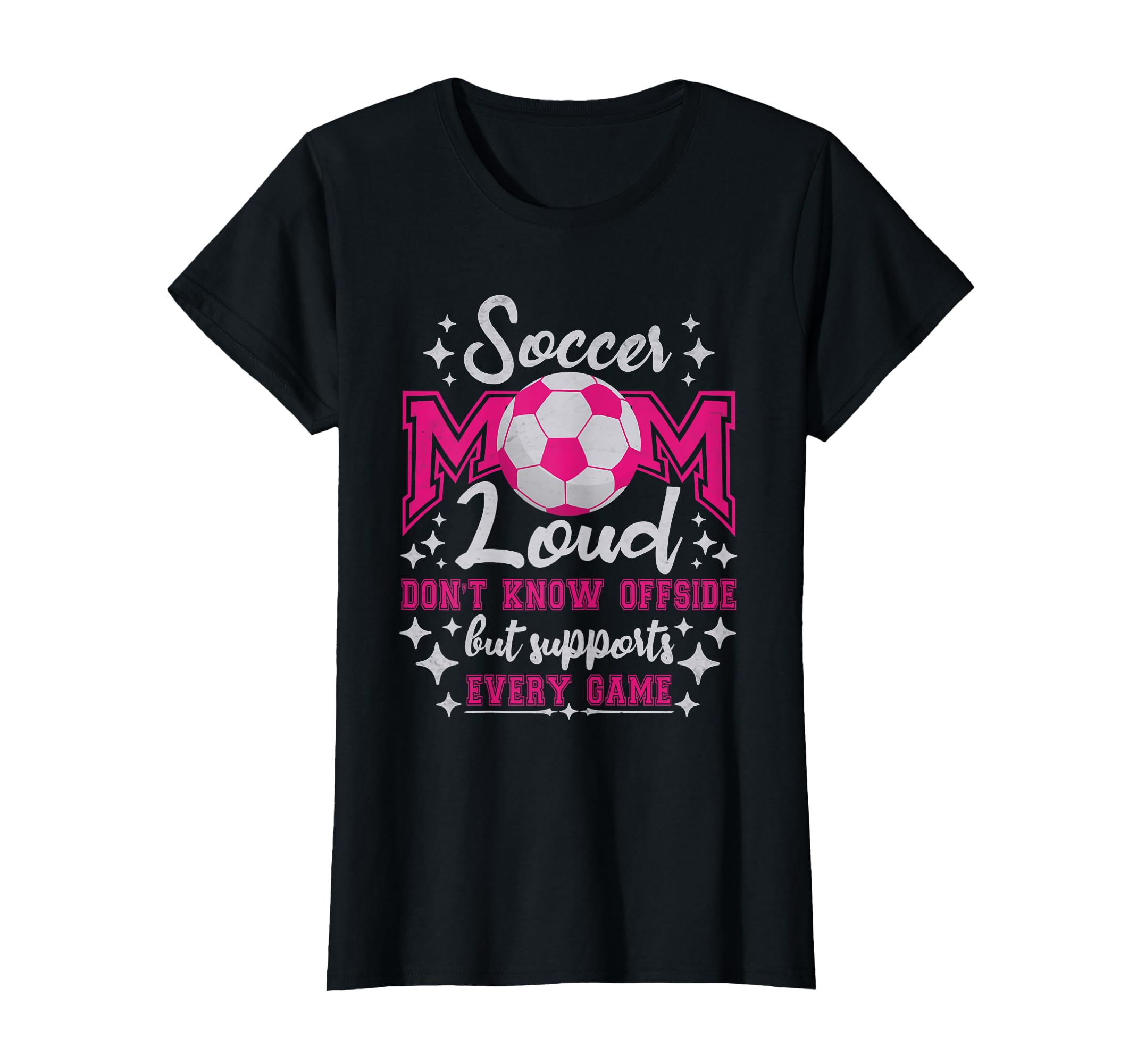 Mom Supports Every Game Offside Football T-Shirt - Novelty Apparel Unisex - T-Shirt, Sweatshirt, Hoodie