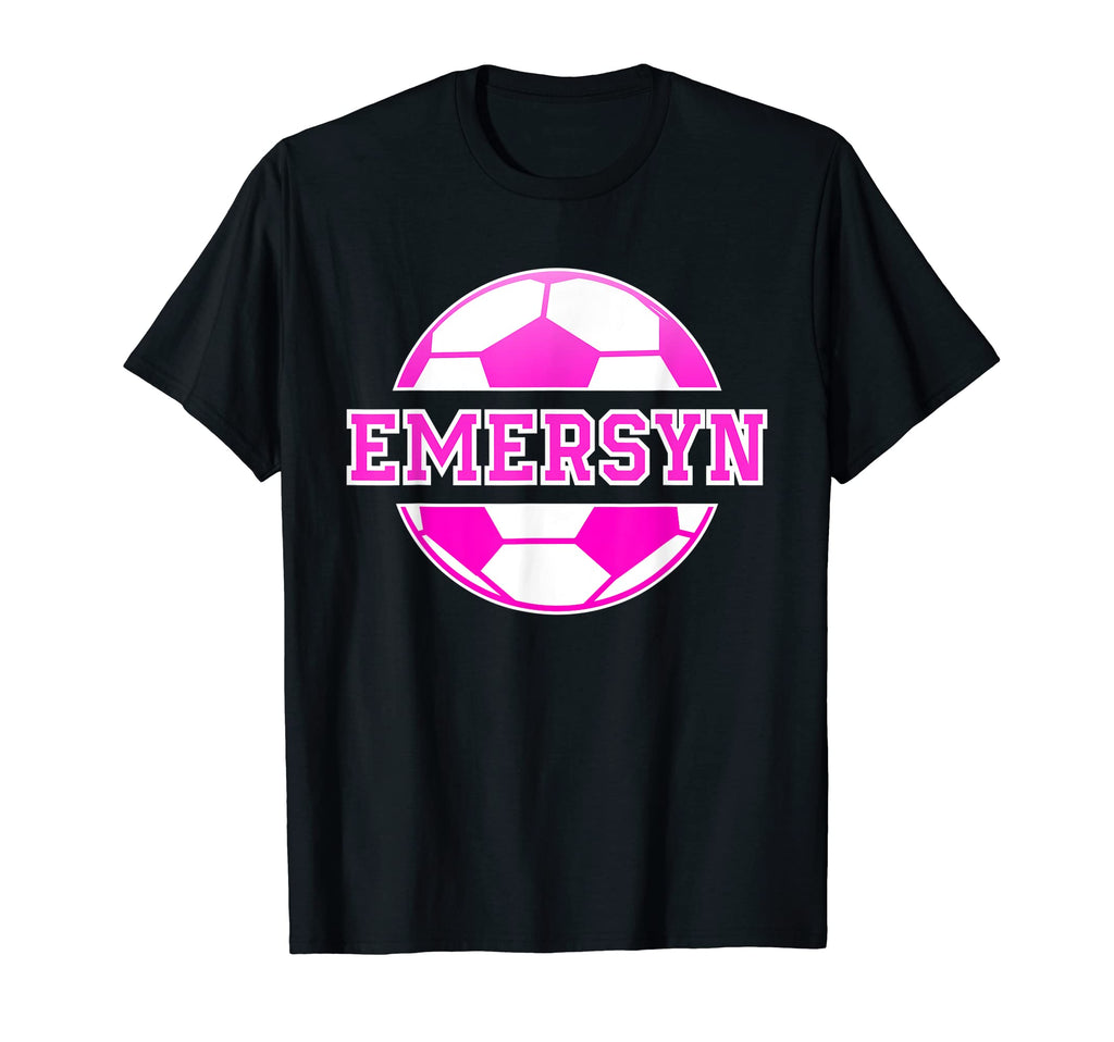 Emersyn Name Soccer Play Football Sports T-Shirt - Minimalist Print Unisex - T-Shirt, Sweatshirt, Hoodie