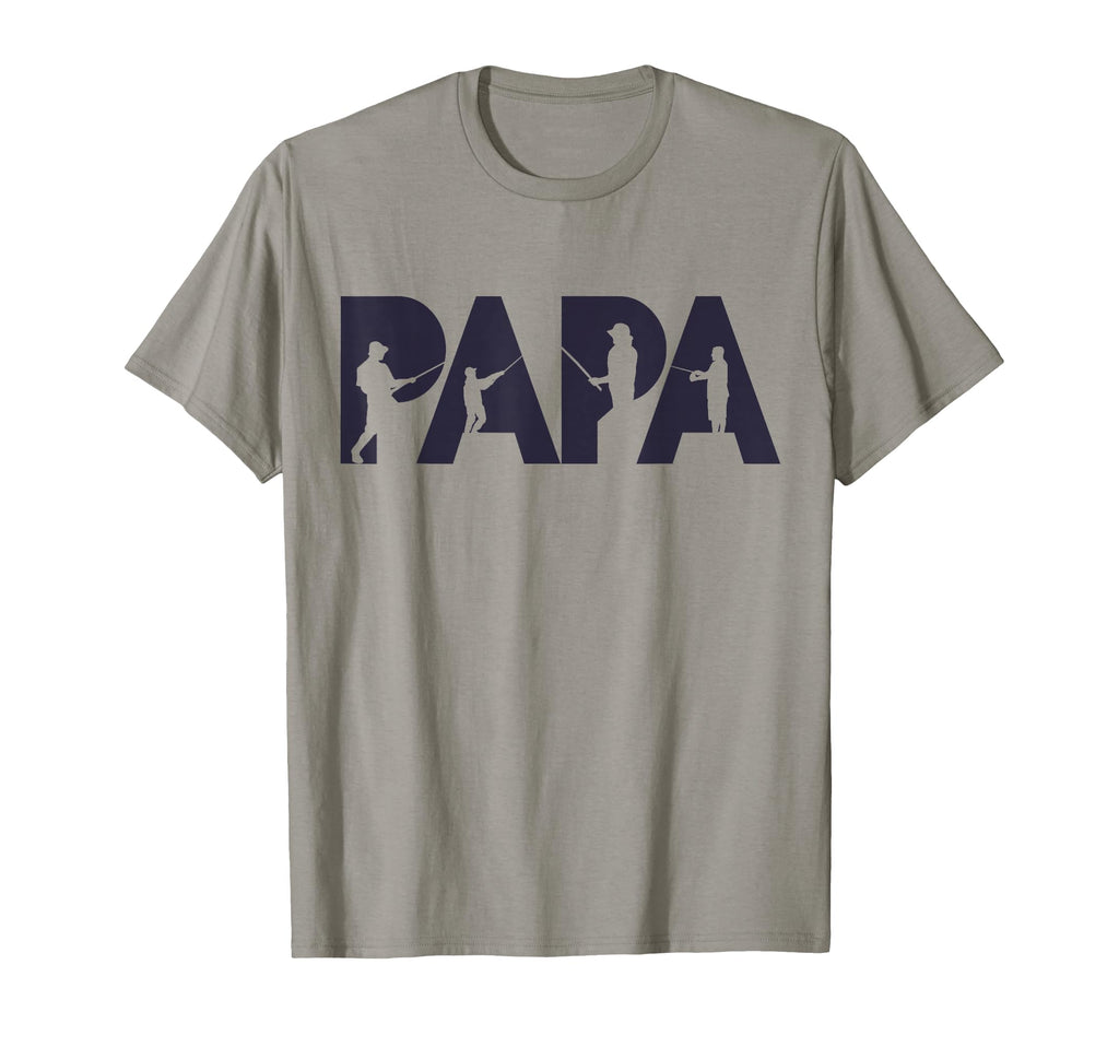 Fisherman Papa Funny Fisher Dad T-Shirt - Streetwear Style for Adults - T-Shirt, Sweatshirt, Hoodie