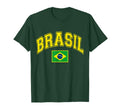 Brazil Brazilian Flag Brasil T-Shirt - Aesthetic Graphic Unisex - T-Shirt, Sweatshirt, Hoodie
