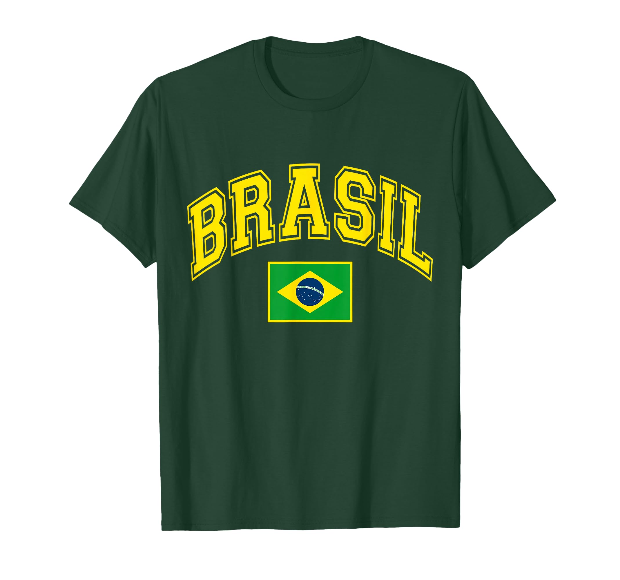 Brazil Brazilian Flag Brasil T-Shirt - Aesthetic Graphic Unisex - T-Shirt, Sweatshirt, Hoodie