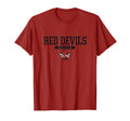 Central Red Devils High School Gear T-Shirt - Fun Novelty Design for Adults - T-Shirt, Sweatshirt, Hoodie