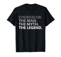 Myth Legend Counselor Dad Funny T-Shirt - Novelty Apparel Men Women - T-Shirt, Sweatshirt, Hoodie