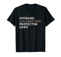 Mens Husband Military Dad Protector Hero T-Shirt - Minimalist Print Unisex - T-Shirt, Sweatshirt, Hoodie
