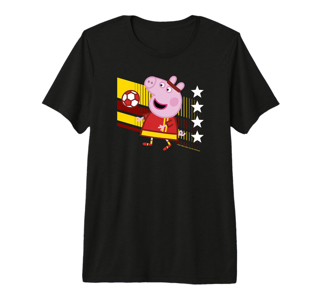 Peppa Pig China Soccer Colors Tri T-Shirt - Streetwear Style Men Women - T-Shirt, Sweatshirt, Hoodie