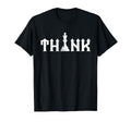 Think Chess Pieces Player Gift Chess T-Shirt - Minimalist Print for Adults - T-Shirt, Sweatshirt, Hoodie