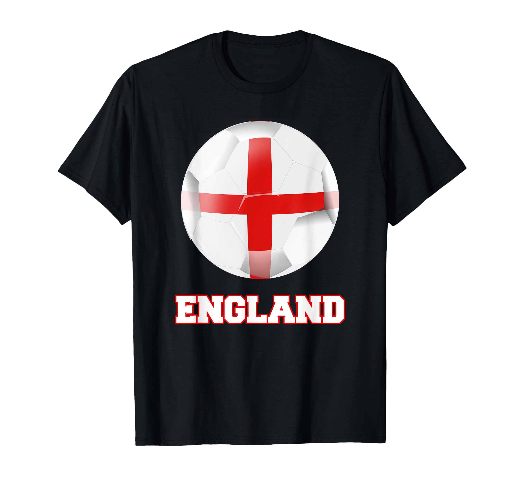 England Soccer English Flag Soccer T-Shirt - Casual Everyday Wear Unisex - T-Shirt, Sweatshirt, Hoodie