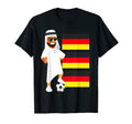 German Sheik Germany Flag Soccer T-Shirt - Fun Novelty Design for Adults - T-Shirt, Sweatshirt, Hoodie