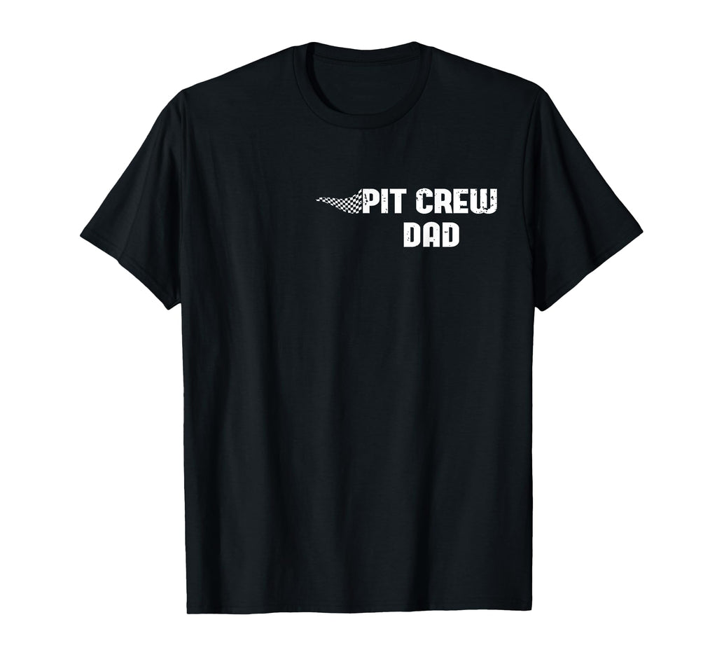 Pit Crew Dad Racing Car Family Matching T-Shirt - Minimalist Print Unisex - T-Shirt, Sweatshirt, Hoodie