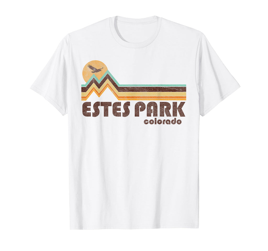 Colorado Estes Park Co 70S 80S T-Shirt - Aesthetic Graphic for Adults - T-Shirt, Sweatshirt, Hoodie