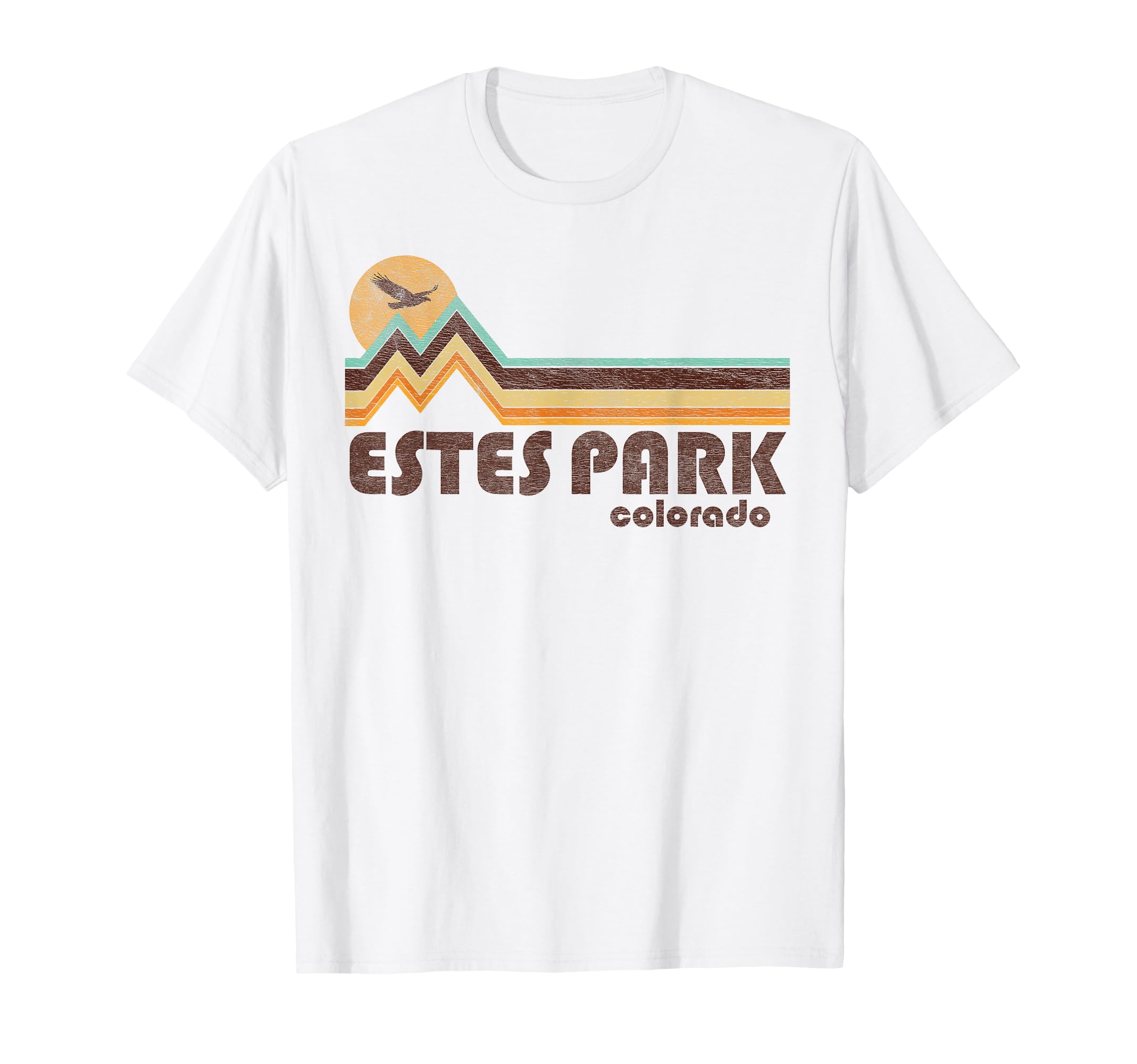 Colorado Estes Park Co 70S 80S T-Shirt - Aesthetic Graphic for Adults - T-Shirt, Sweatshirt, Hoodie