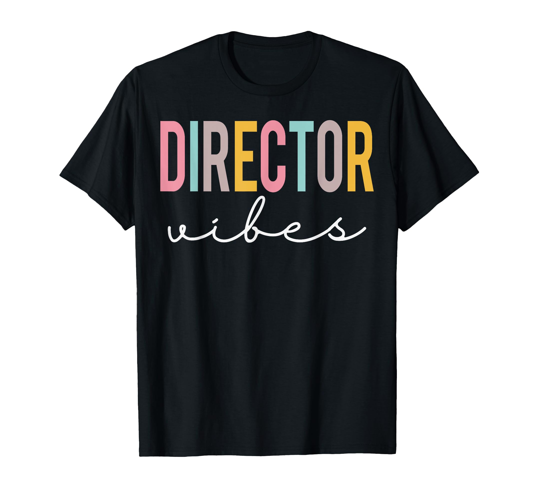 Director Vibes Colorful Appreciation T-Shirt - Aesthetic Graphic Men Women - T-Shirt, Sweatshirt, Hoodie