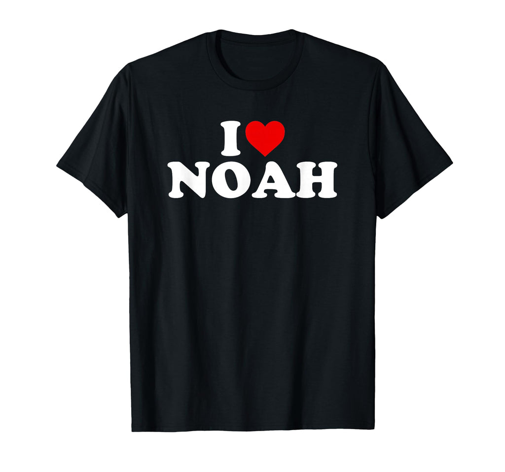 I Love Noah Heart T-Shirt - Fun Novelty Design for Adults - T-Shirt, Sweatshirt, Hoodie