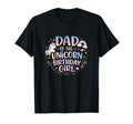 Dad Unicorn Birthday Pastel T-Shirt - Casual Everyday Wear for Adults - T-Shirt, Sweatshirt, Hoodie