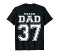 Number 37 Custom Proud Basketball T-Shirt - Fun Novelty Design for Adults - T-Shirt, Sweatshirt, Hoodie