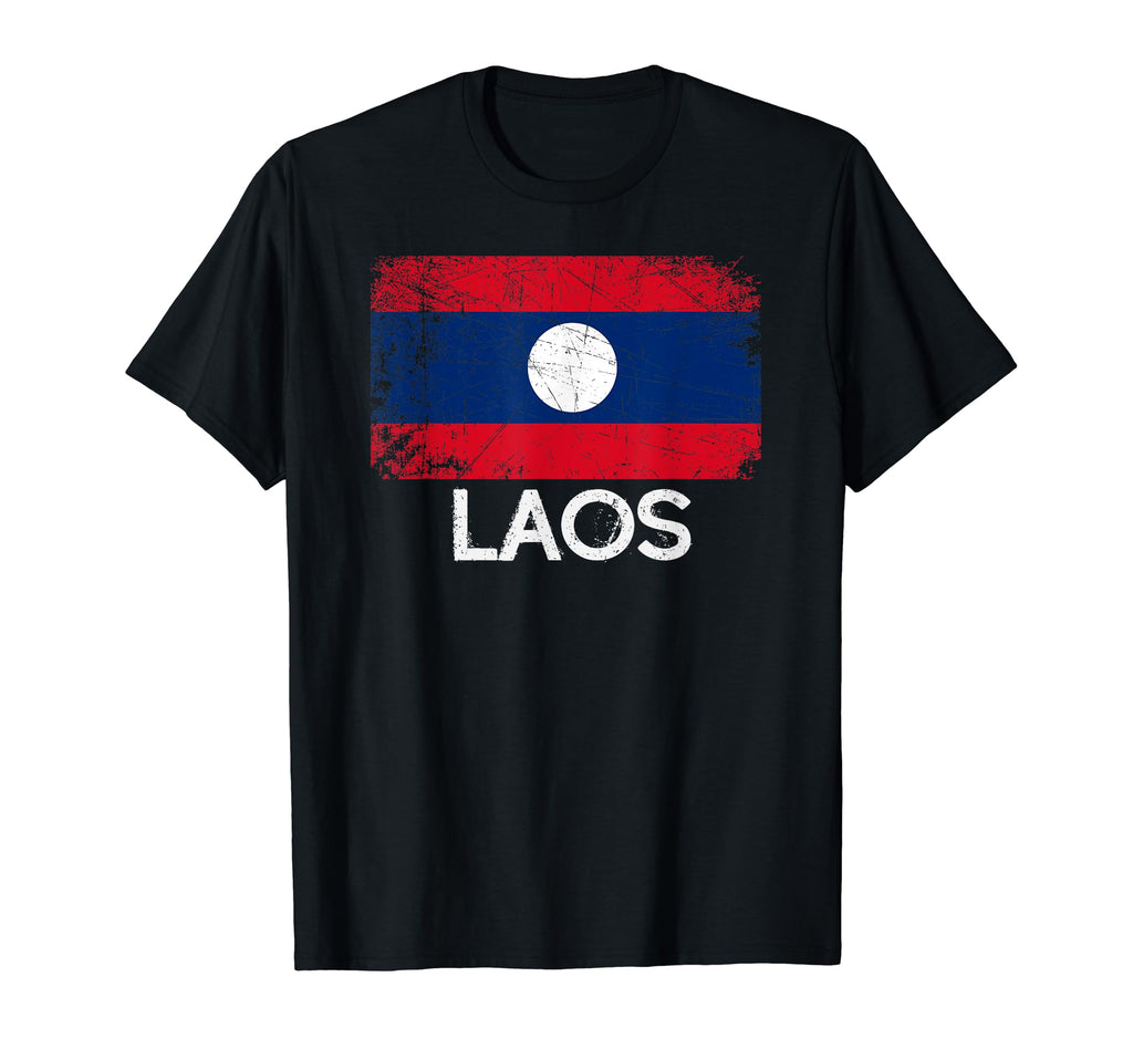 Lao Laotian Flag Made Laos Gift T-Shirt - Unique Graphic for Adults - T-Shirt, Sweatshirt, Hoodie