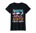 Boots Or Bows Auntie Loves You T-Shirt - Aesthetic Graphic for Adults - T-Shirt, Sweatshirt, Hoodie