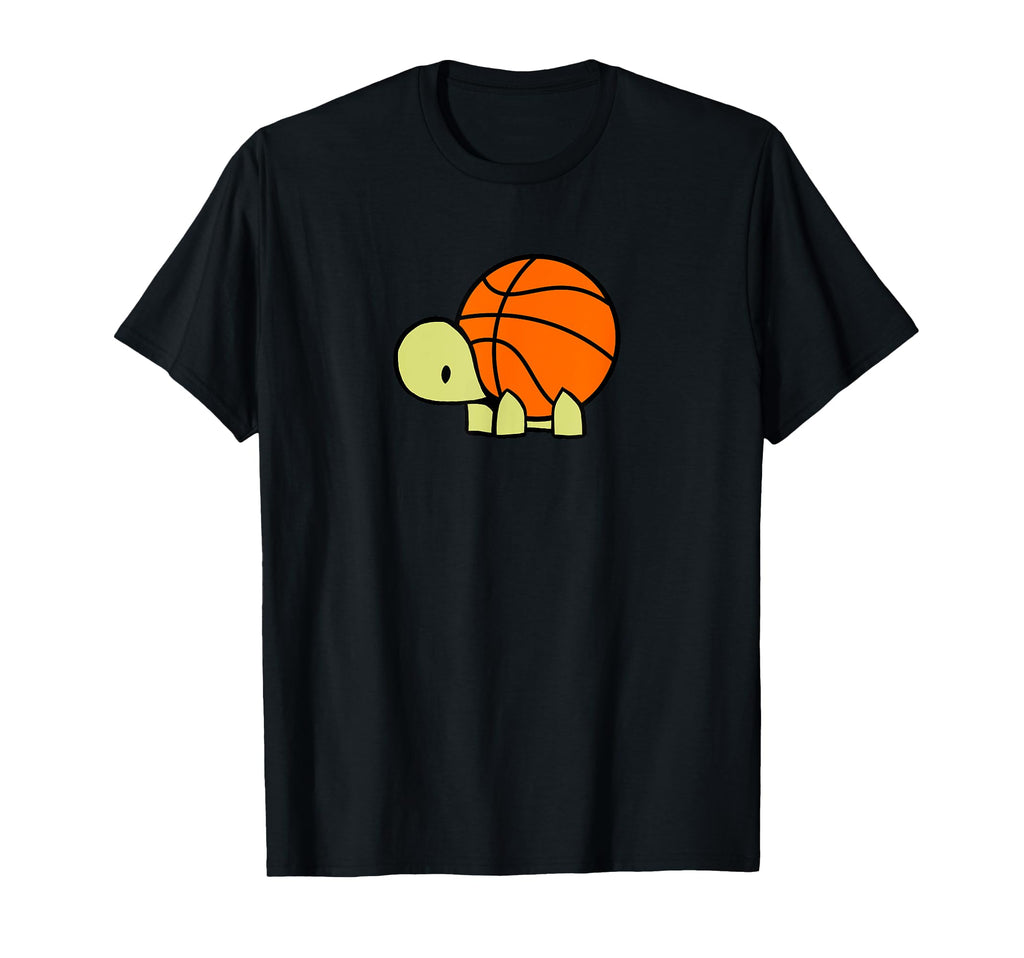 Max Turtle Loves Basketball I Baller T-Shirt - Novelty Apparel for Adults - T-Shirt, Sweatshirt, Hoodie