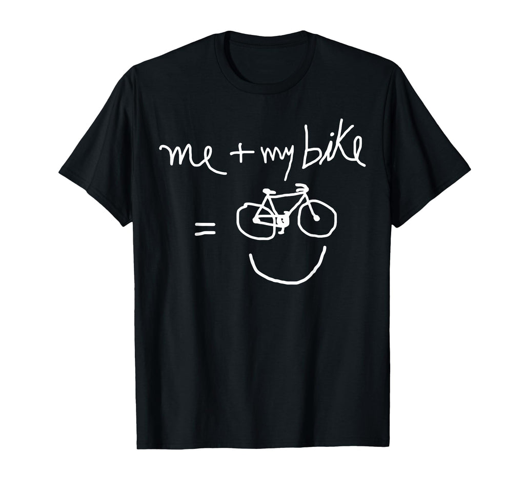 Me My Bike Happy Bicycle Lovers T-Shirt - Casual Everyday Wear for Adults - T-Shirt, Sweatshirt, Hoodie