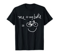 Me My Bike Happy Bicycle Lovers T-Shirt - Casual Everyday Wear for Adults - T-Shirt, Sweatshirt, Hoodie