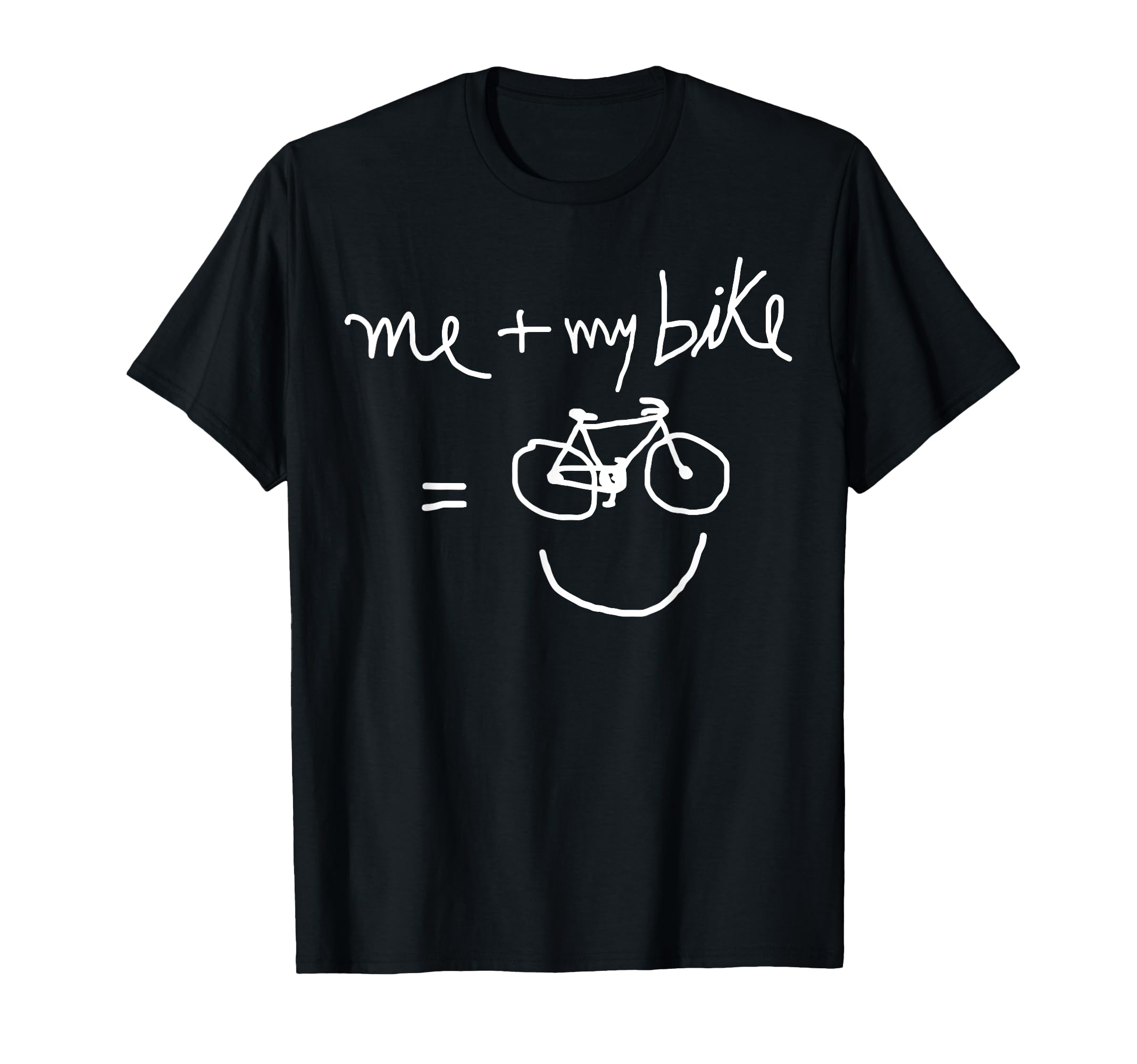 Me My Bike Happy Bicycle Lovers T-Shirt - Casual Everyday Wear for Adults - T-Shirt, Sweatshirt, Hoodie