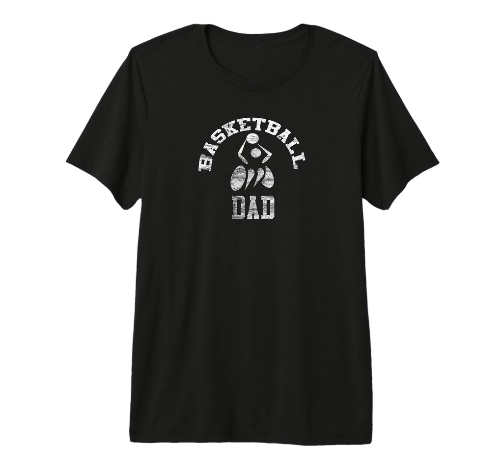 Wheelchair Basketball Dad Tri Blend T-Shirt - Aesthetic Graphic Men Women - T-Shirt, Sweatshirt, Hoodie