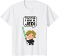 Luke Skywalker Trust Me I Am A Jedi Pixel Art Logo - Adult & Kids T-Shirts, Sweatshirts & Hoodies apparel design preview 1