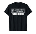 Achievement Unlocked Fatherhood Gamer T-Shirt - Custom Art Print Unisex - T-Shirt, Sweatshirt, Hoodie