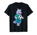 Hippo Soccer Player Soccer Sports T-Shirt - Minimalist Print Unisex - T-Shirt, Sweatshirt, Hoodie