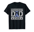 Mens Toughest Dad Ever Military Stomach T-Shirt - Minimalist Print Unisex - T-Shirt, Sweatshirt, Hoodie